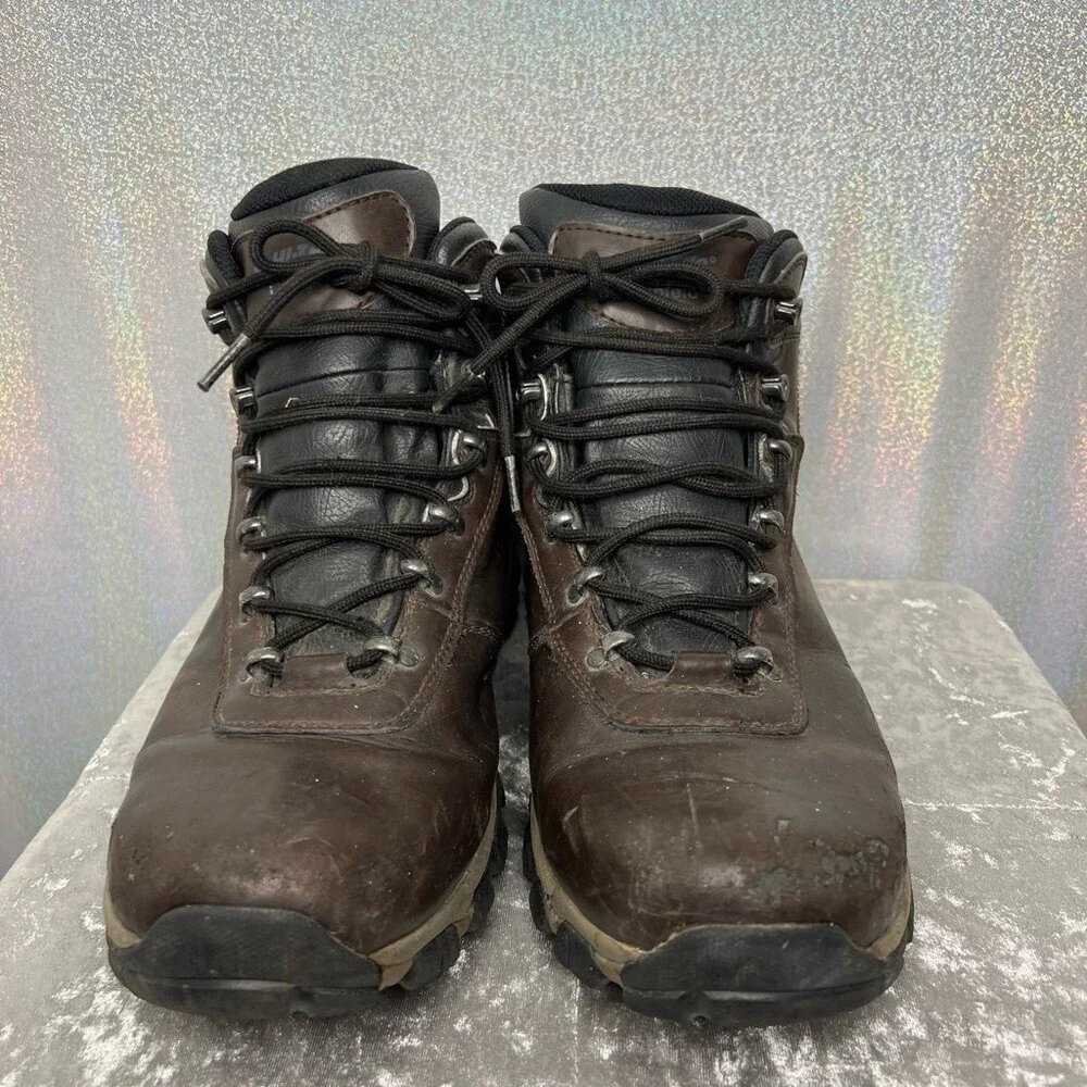 Hi-Tec waterproof boots working brown work boots shoes black dri-tech altitude
